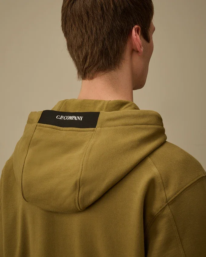 Sudadera con capucha «Lens» de felpa diagonal en relieve