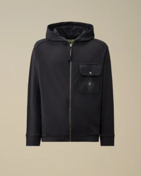Sudadera con capucha y cremallera de felpa Malfilè