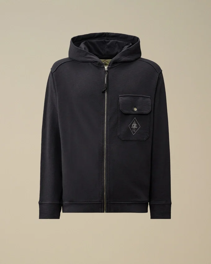 Sudadera con capucha y cremallera de felpa Malfilè
