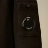 Sudadera con cuello redondo y logotipo U16 de forro polar diagonal