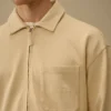 Sudadera de corte recto con cremallera, de jersey peinado 10/2