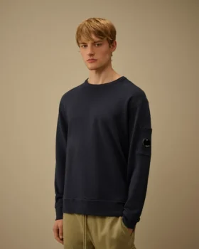 Sudadera de cuello redondo con lente de felpa Malfilè