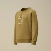 Sudadera de cuello redondo de felpa diagonal U16