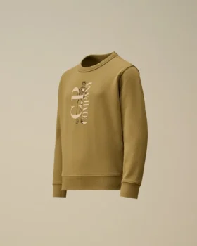 Sudadera de cuello redondo de felpa diagonal U16