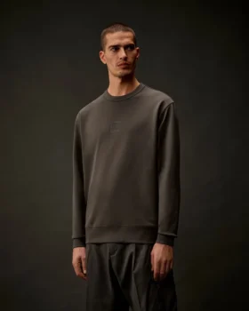 Sudadera de cuello redondo de forro polar elástico de la Metropolis Series
