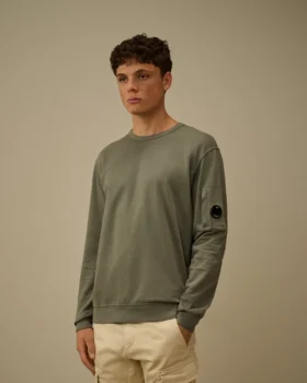 Sudadera de cuello redondo de forro polar ligero