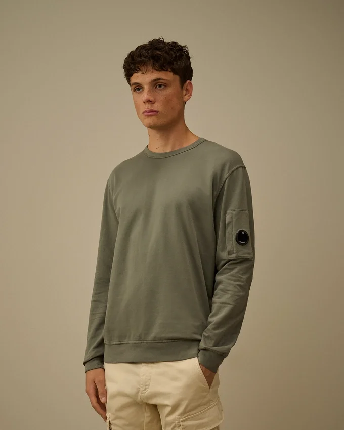 Sudadera de cuello redondo de forro polar ligero
