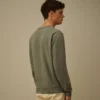 Sudadera de cuello redondo de forro polar ligero