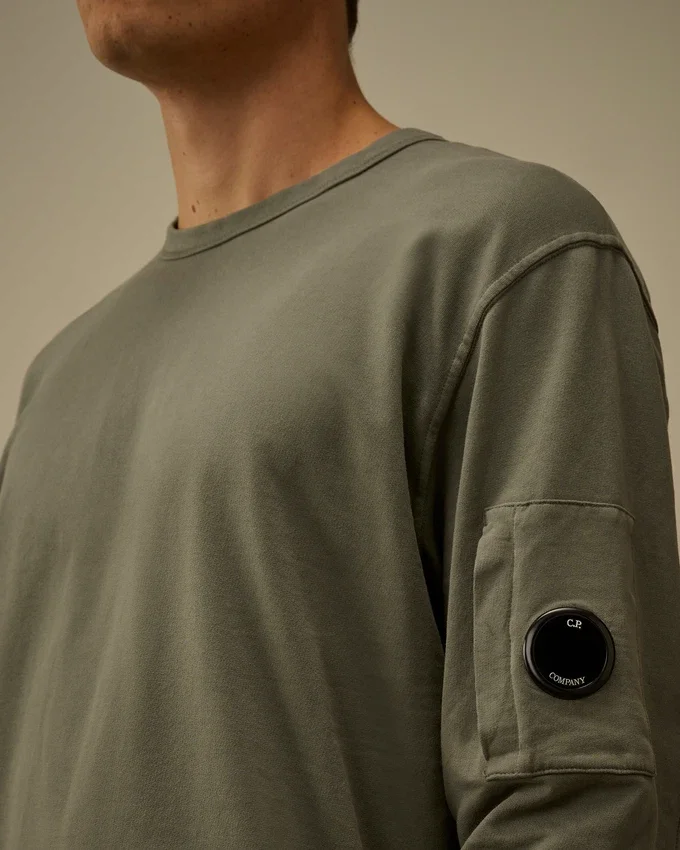 Sudadera de cuello redondo de forro polar ligero