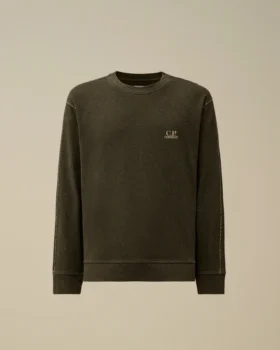 Sudadera de cuello redondo de jersey grueso