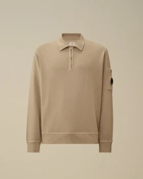 Sudadera de felpa Malfilè con Lens y media cremallera
