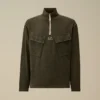 Sudadera de jersey grueso con media cremallera
