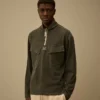 Sudadera de jersey grueso con media cremallera