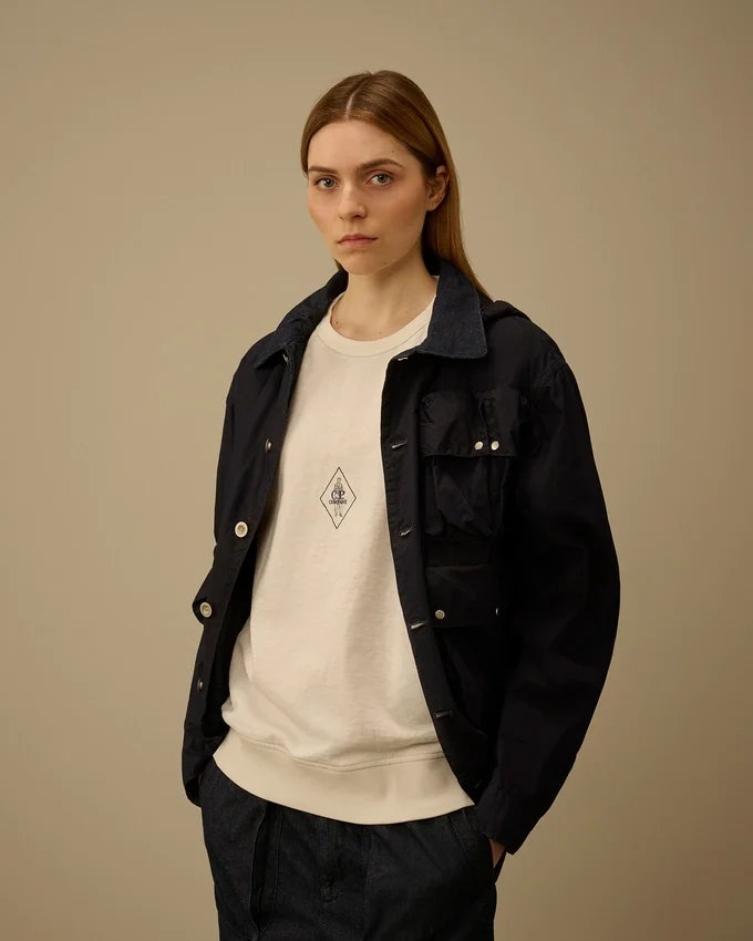 Sudadera de manga corta de felpa Malfilè