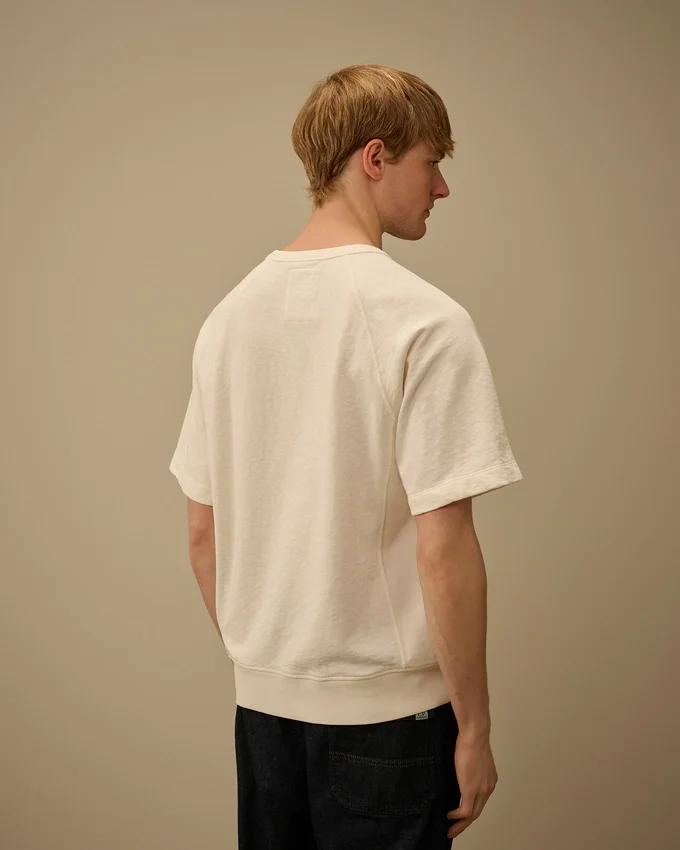 Sudadera de manga corta de felpa Malfilè