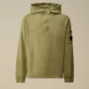 Sudadera ligera de felpa con media cremallera Lens