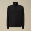 Sudadera ligera de felpa con media cremallera Lens