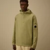 Sudadera ligera de felpa con media cremallera Lens