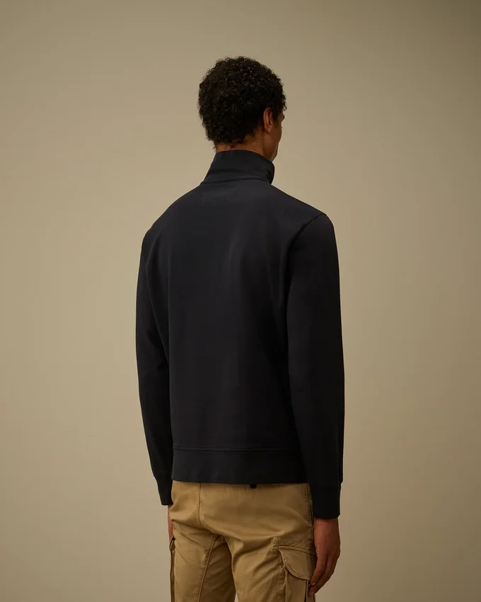 Sudadera ligera de felpa con media cremallera Lens