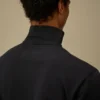 Sudadera ligera de felpa con media cremallera Lens