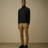 Sudadera ligera de felpa con media cremallera Lens