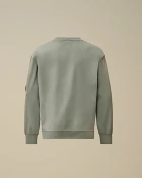 Sudadera U16 de felpa ligera con cuello redondo y detalles en tejido mixto
